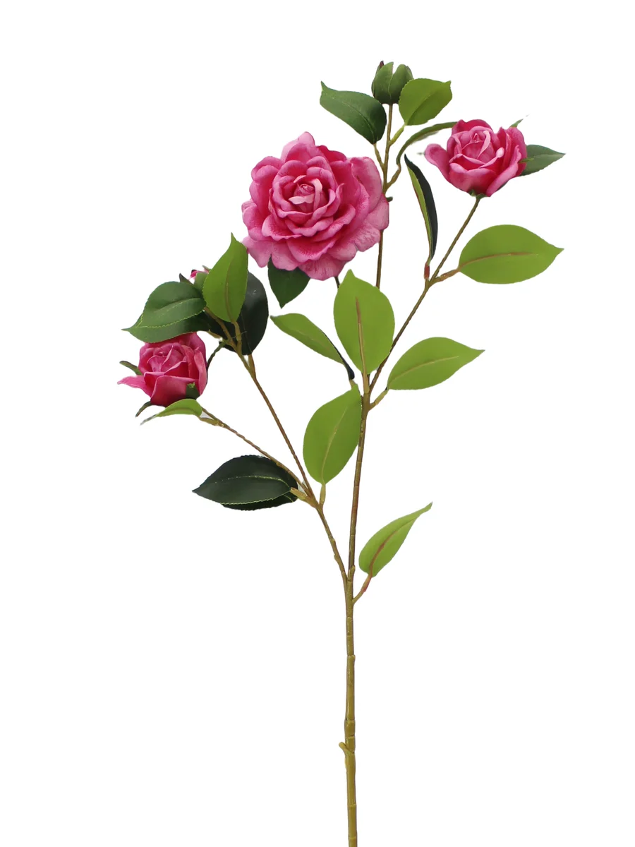 Real Touch Artificial Gardenia Stem - 5 Heads - 28.74" thumbnail 6