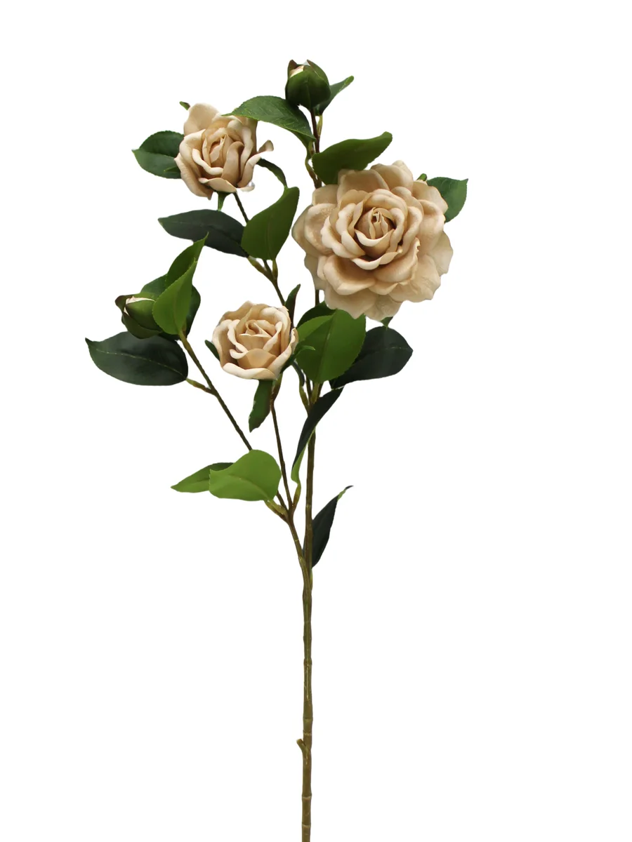 Real Touch Artificial Gardenia Stem - 5 Heads - 28.74" thumbnail 7