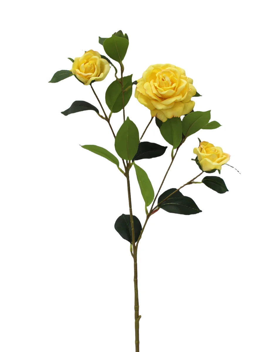 Real Touch Artificial Gardenia Stem - 5 Heads - 28.74" thumbnail 8