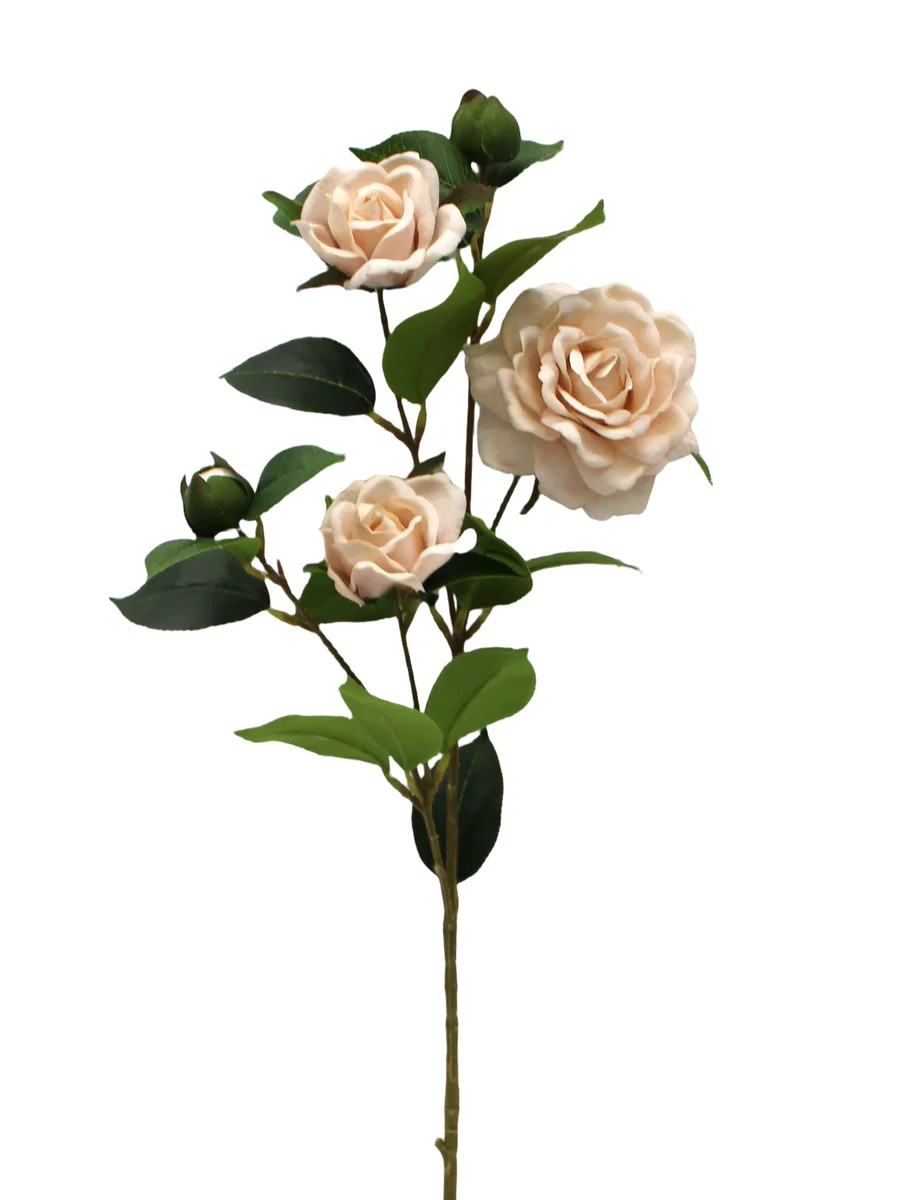 Real Touch Artificial Gardenia Stem - 5 Heads - 28.74" thumbnail 9