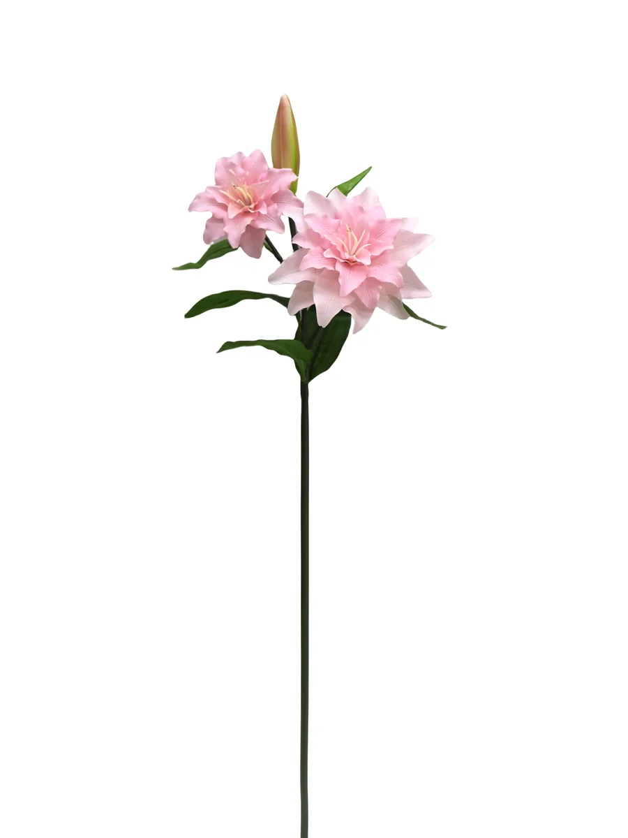 Real Touch Artificial Lily Stem - 3 Heads - 27.56" thumbnail 3